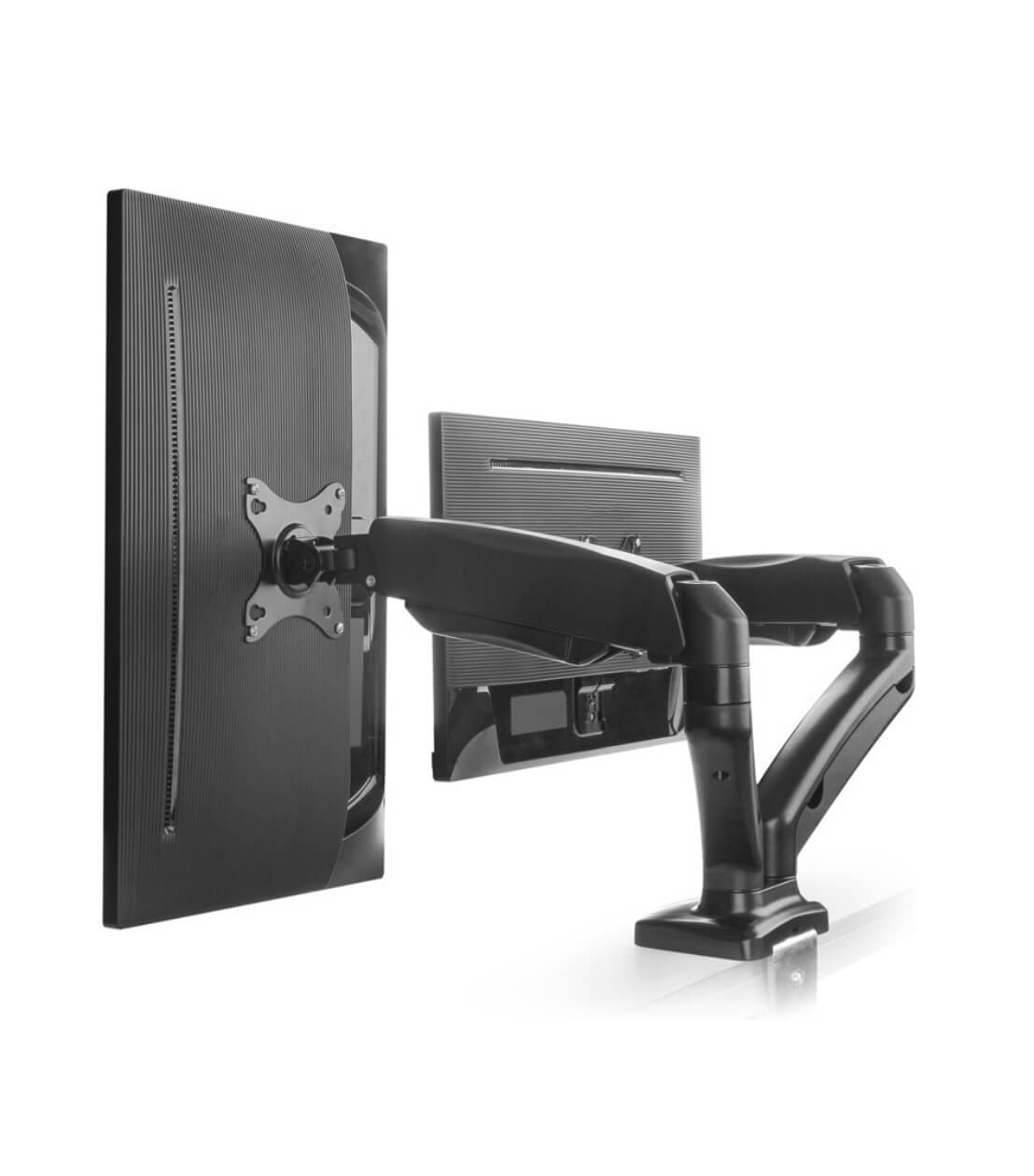 Brateck LDT13-C024 Stand for 2 Monitors up to 27" with Arm