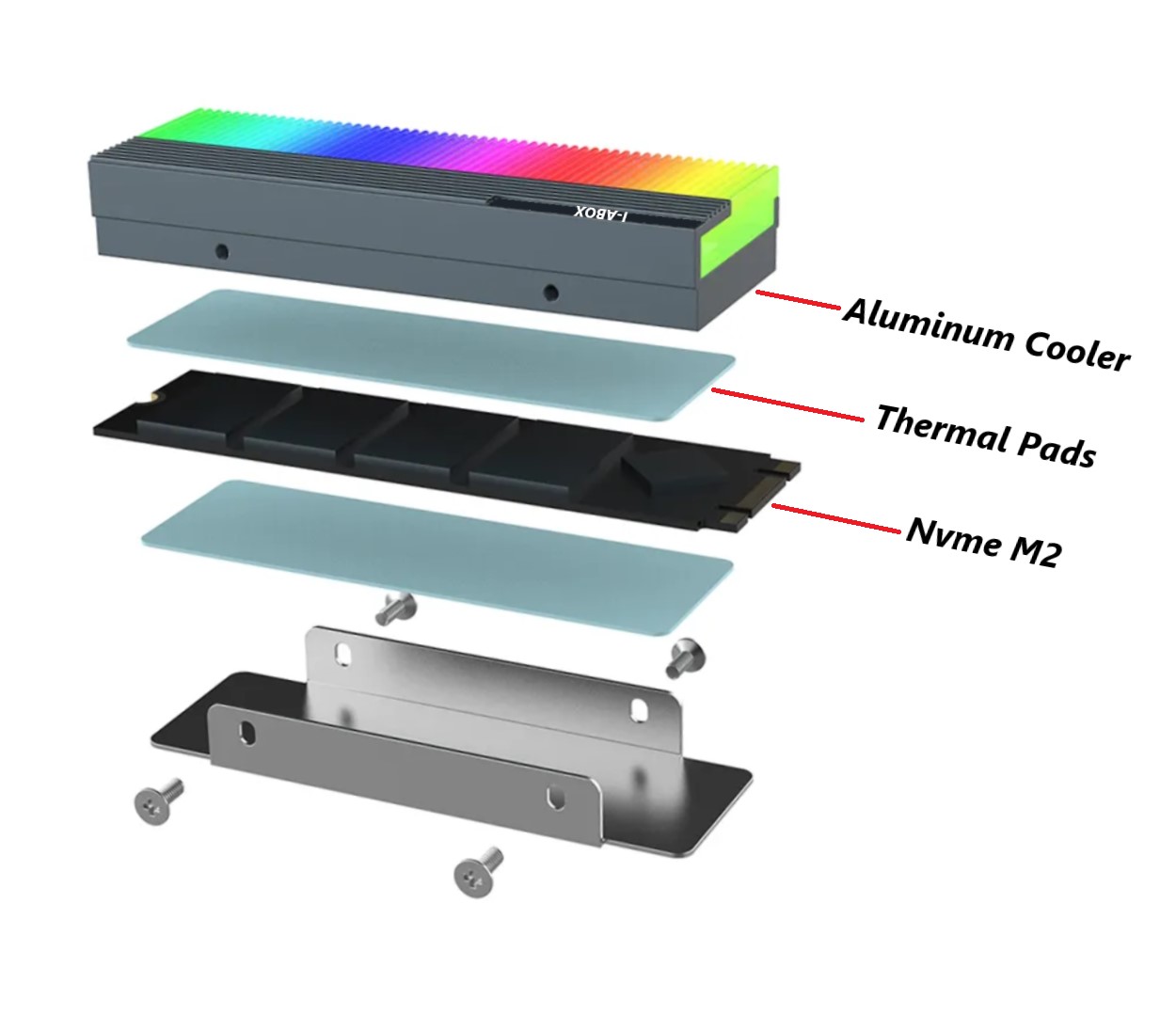 NVMe aRGB cooler v2