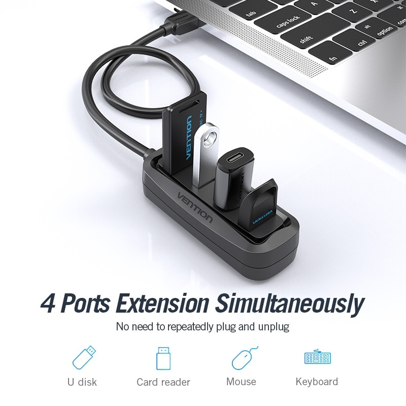 Vention USB 2.0 Hub 4 Θυρών